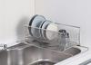 Pearl Metal Silicone Dish Drainer, Slim, Sliding Type, 18-8 Stainless Steel, Sustaina HB-5530