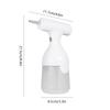 Electric Automatic Foam Soap Dispenser Rechargeable 350ML with Adjustable Foam Nozzle for Shampoo and Body Wash