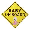 Baby On Board Car-Styling Vehicle Body Windshield Reflective Sticker Decals