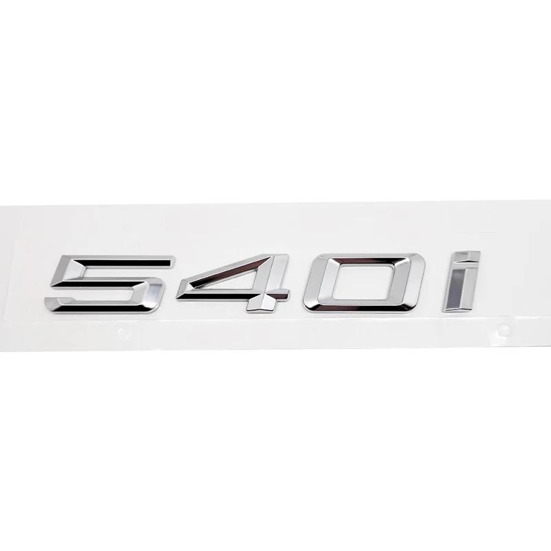 ABS Car Rear Trunk Letters Logo Badge Emblem Sticker For BMW 5 Series 520i 525i 528i 530i 535i 540i 523i E39 E60 E61 F10 F11 G30