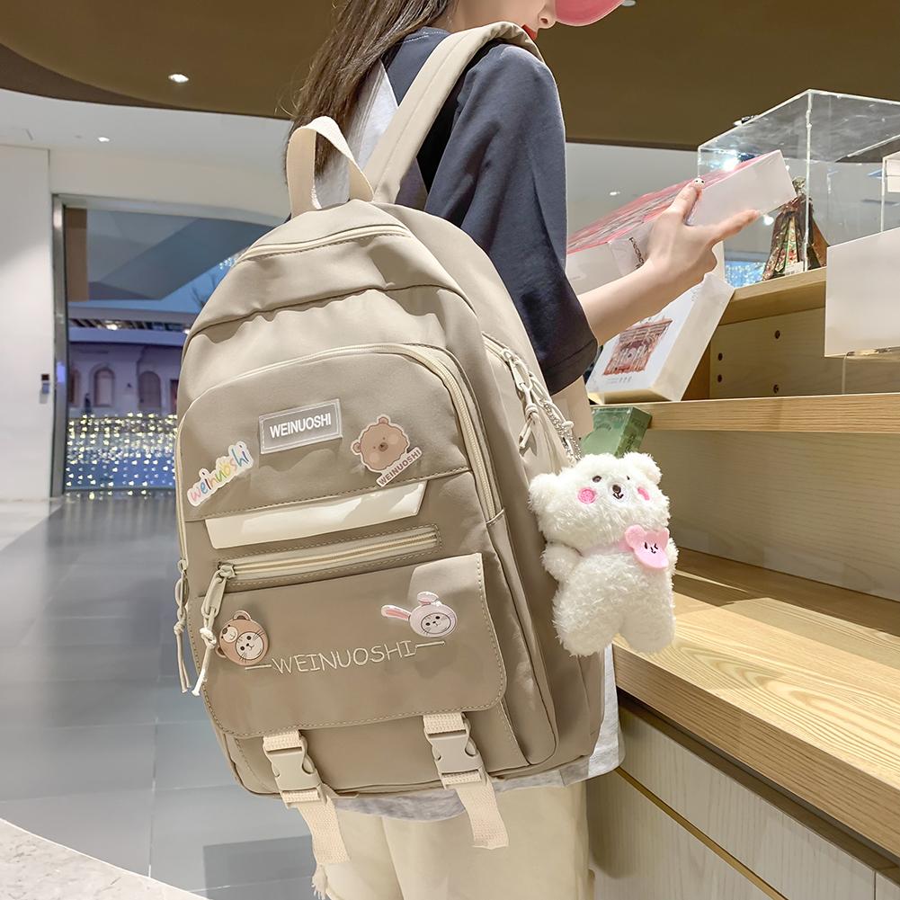 Women Backpack Large Capacity Students School Bag for Teenager Girls Bookbag Laptop Rucksack Cute Female Travel Backpack