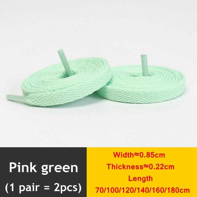 1 Pair New Black White Shoe Laces / AF1 Shoelaces Flat Thicken Weave Craft Off High-top Sneaker Shoelace Accessories 25 Colors