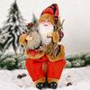 Santa Adorable Sitting Claus Doll Unique Christmas Ornament Perfect For Holiday Decor