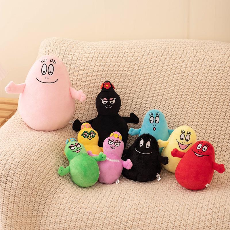 Cute and Creative Baba Dad Full Set Cartoon Plush Toys Soft Cute Doll Pillow Birthday Gift for Women