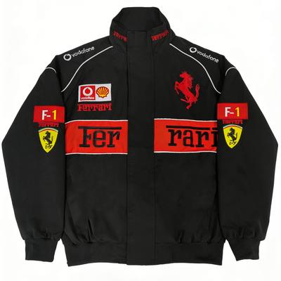 Racing Suit American Retro Motorcycle Riding Embroidered Jacket Couple