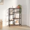 VidaXL Bookshelf 80x30x120 Cm Steel and Engineered Wood 336357