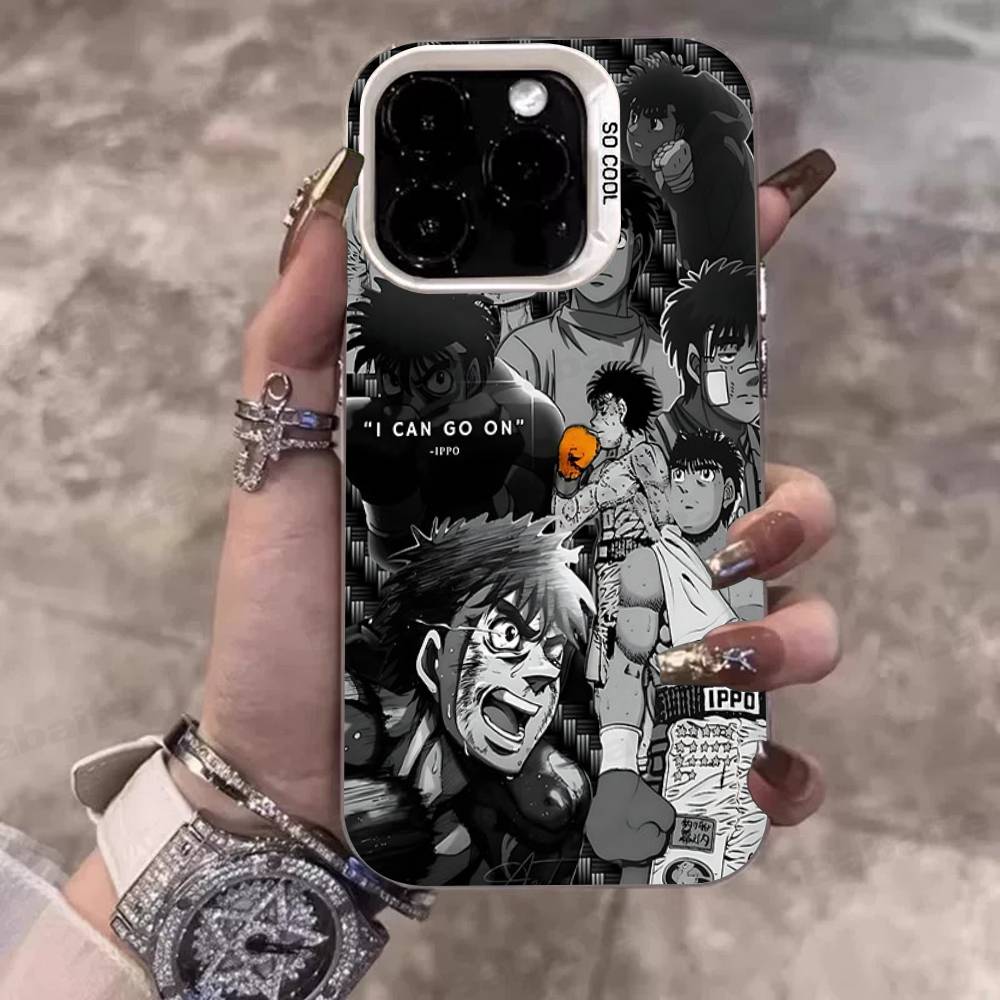Anime H-Hajime N-No I-Ippo Phone Case For IPhone 16 15 14 13 12 11 17 Pro MAX Plus Pro Matte Shockproof Cover