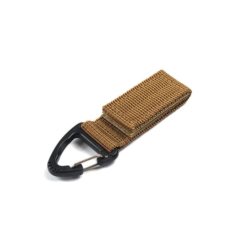 3 PCS Tactical Molle Belt Keeper Webbing Clip Keychain Holders Backpack Carabiners Hook Water Bottle Hanger Key Ring Clasp Clip