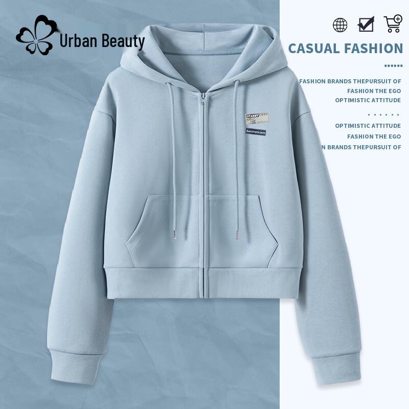 Women's Spring/Fall Lightweight Hooded Zip-Up Jacket