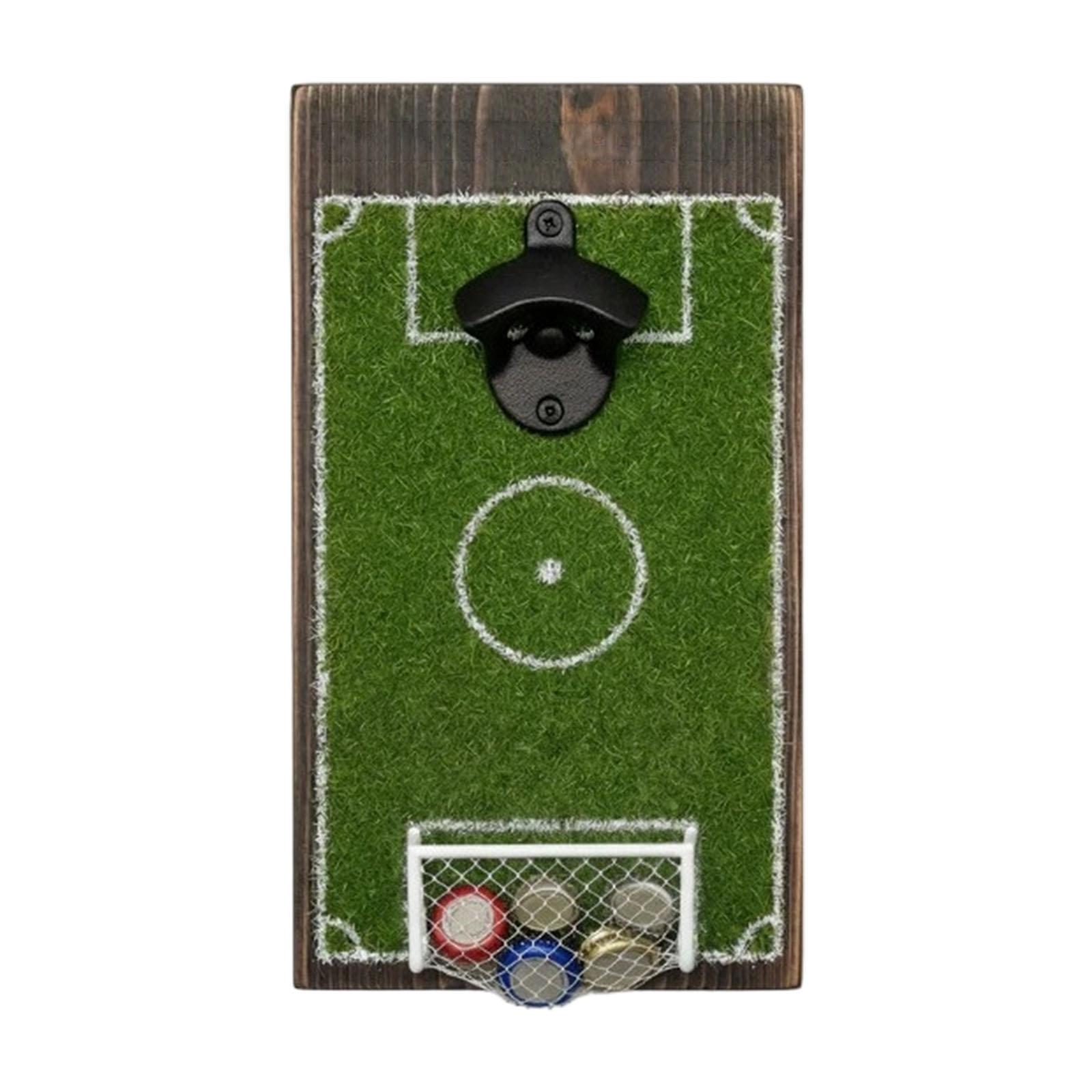 

Football Field Bottle Opener Wall Decor One Size зелёный