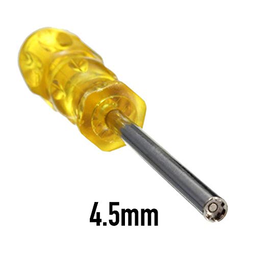 KAUMO Line Head Screwdriver (3.8mm, 4.5mm, Set of 2) LH Driver for Special Screws, Compatible with Nintendo Game Consoles, Etc.
