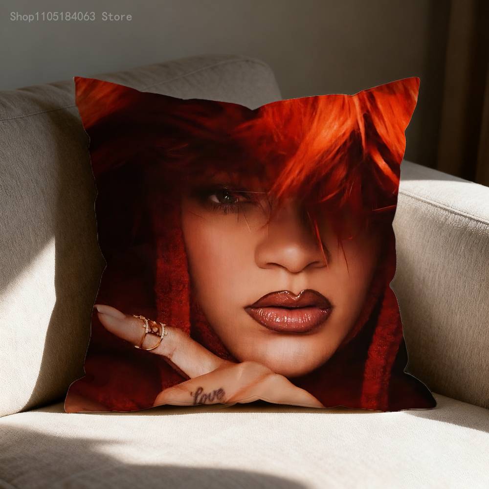 

LOUD R-RihannaES Throw Pillow Case For 45x45cm 55x55cm 30x30cm Square Car Pillowcase Home Bedchamber Decor Gift 30cmx30cm