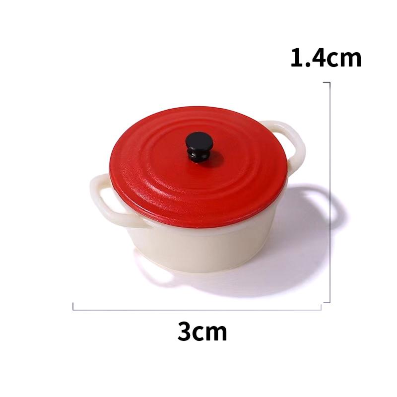 1:12 DIY Miniature Dollhouse Kitchen Console Accessories Pan Gas Furnace Model Doll Furniture Play Mini Kitchen Toy