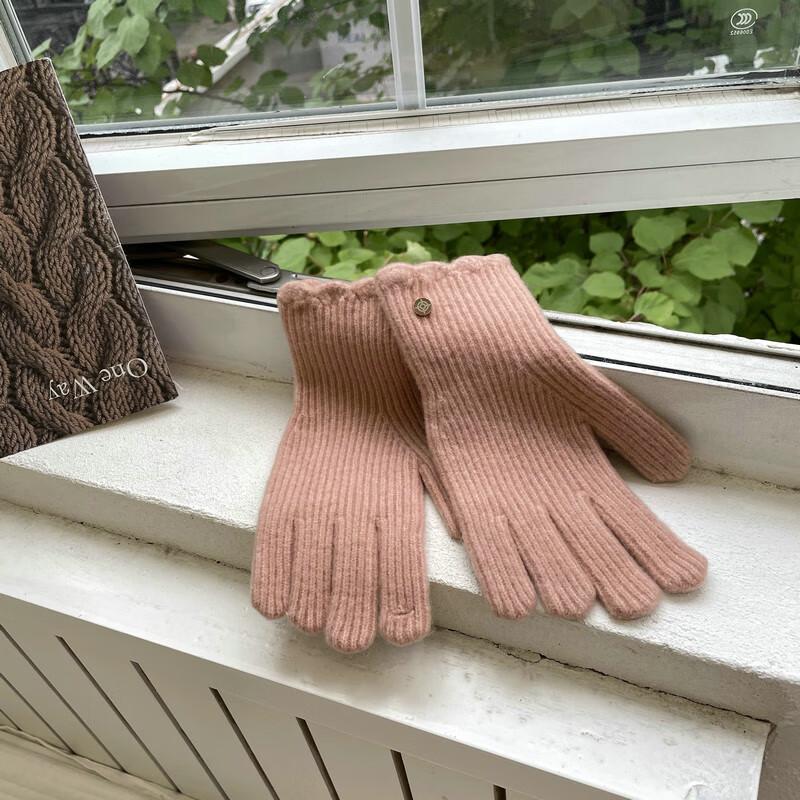 Women s Knitted Touchscreen Winter Gloves One Size