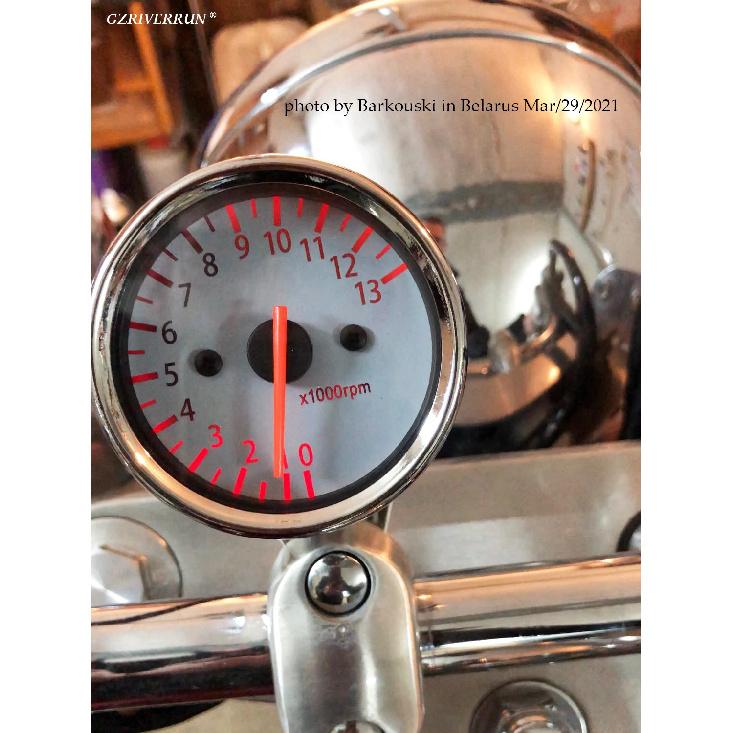 Motorrad Tacho Universal Backlit 12V Zubehör Geschwindigkeitsmesser Tachoanzeige Hintergrundbeleuchtung für Yamaha FZS 1000 Fazer GN 125 ...