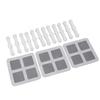 12Pcs Screen Window Clips Home Windows Mounting Buckle for Fly Screen Insect Protection