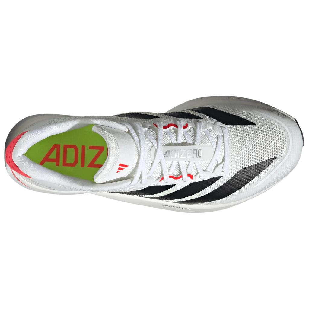 Adidas Adizero Boston 13 White Black Lucid Red Men Sneakers Cloud-White Core-Black JS4932