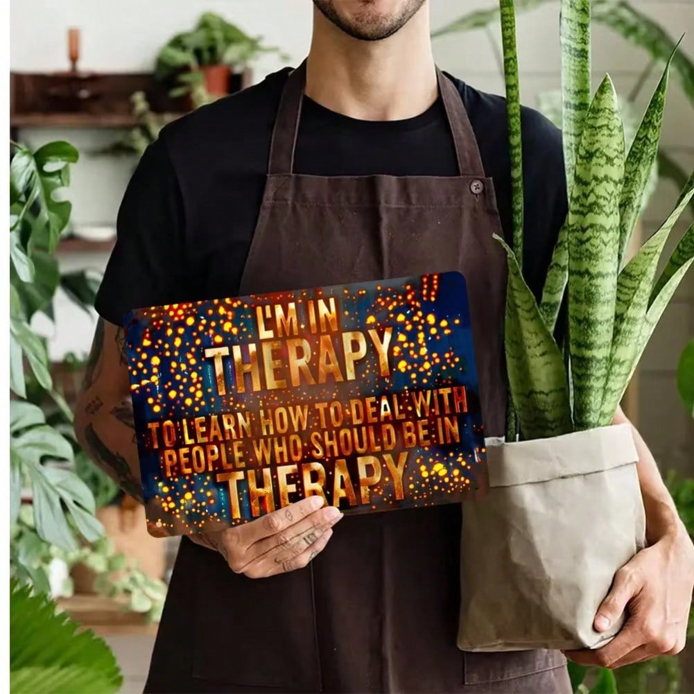 BYKES Vintage Farmhouse Aluminum Sign 7.87x11.8" Home Decor for Christmas Halloween Gift