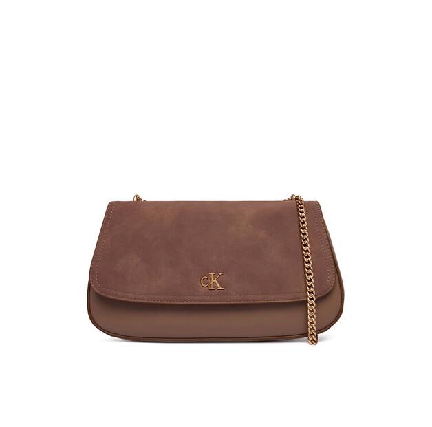 Bolsa Calvin Klein Ck Conv Chain Escovada Média
