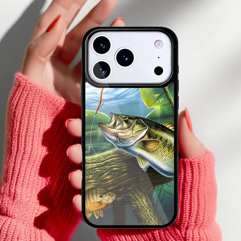 Trout Fishing Phone Case for iPhone 17 Air 16e 15 14 13 Pro Max Back Cover for 12 11 Pro Coque