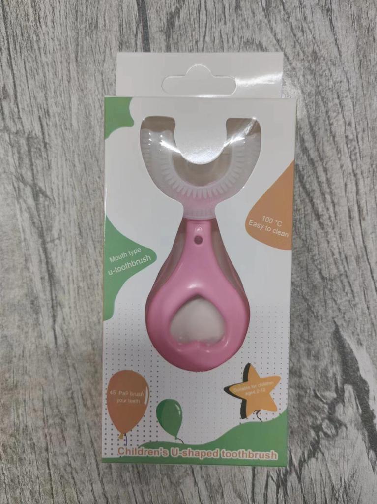 Children's U-Shaped Toothbrush for Baby Oral Care
