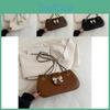 Trendy Street Style Fashion Pu Leather Small Square Handbag With Bow For Women 2024