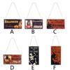 Party Supplies For Home Door Wall Hanging Ornament Wooden Plaque Wood Sign Halloween Decoration