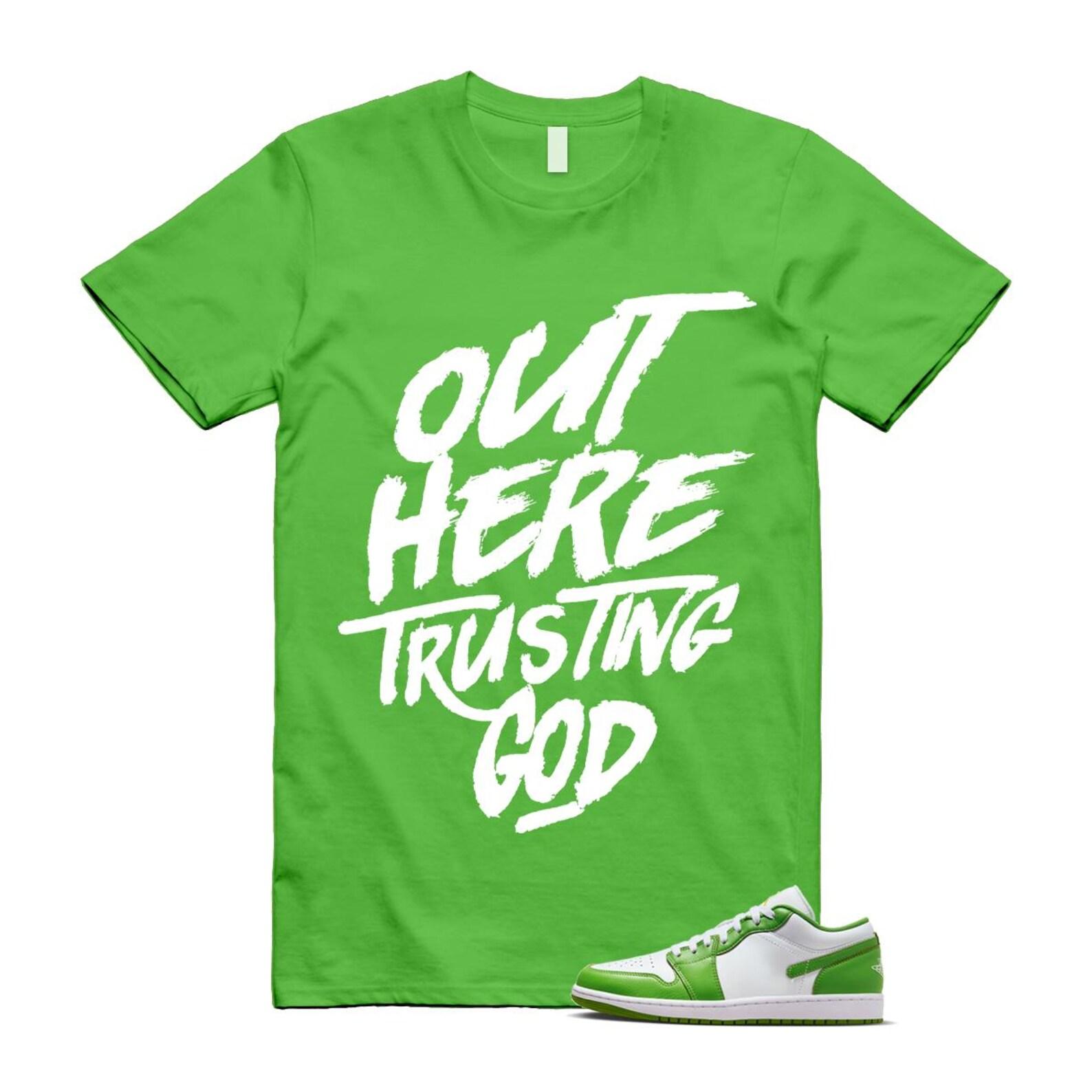 1 Chlorophyll Green White Lightning Low SE T Shirt Match TG 2XL