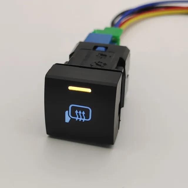 Car LED Light Radar Steering Wheel Heating Rearview Mirror Control Switch Button For Toyota Camry Corolla 2018 Rav4