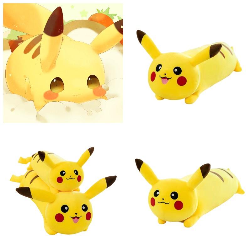 Adorable Long Pikachu Pillow Plush Toy Doll Home Decor Children Gift Kid