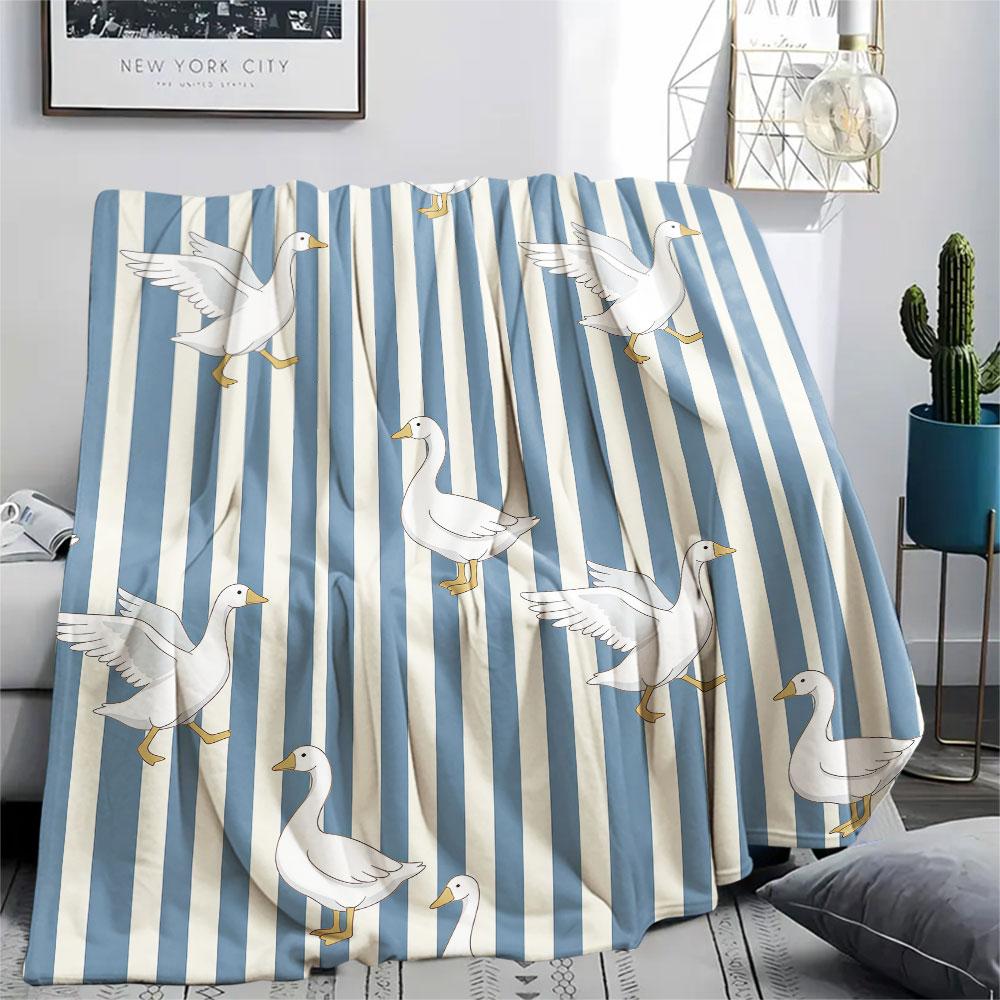 1PC Coffee Lemon Printed Flannel Blanket Suitable For All Seasons for Lunch Break Warmth and Comfort Ideal Gift Gifts