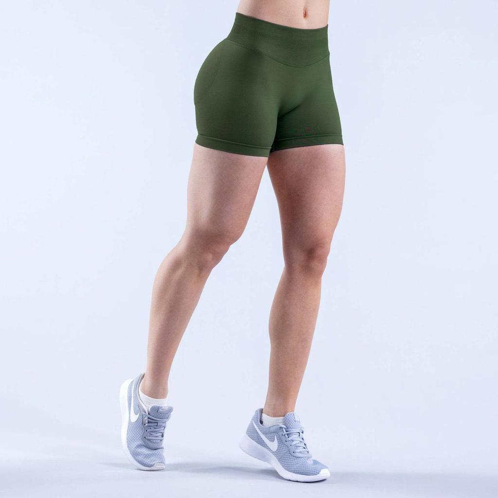 Women's Low-Waist Hip-Lifting Yoga Shorts - High-Elastic, Three-Section Design for Optimal Fitness