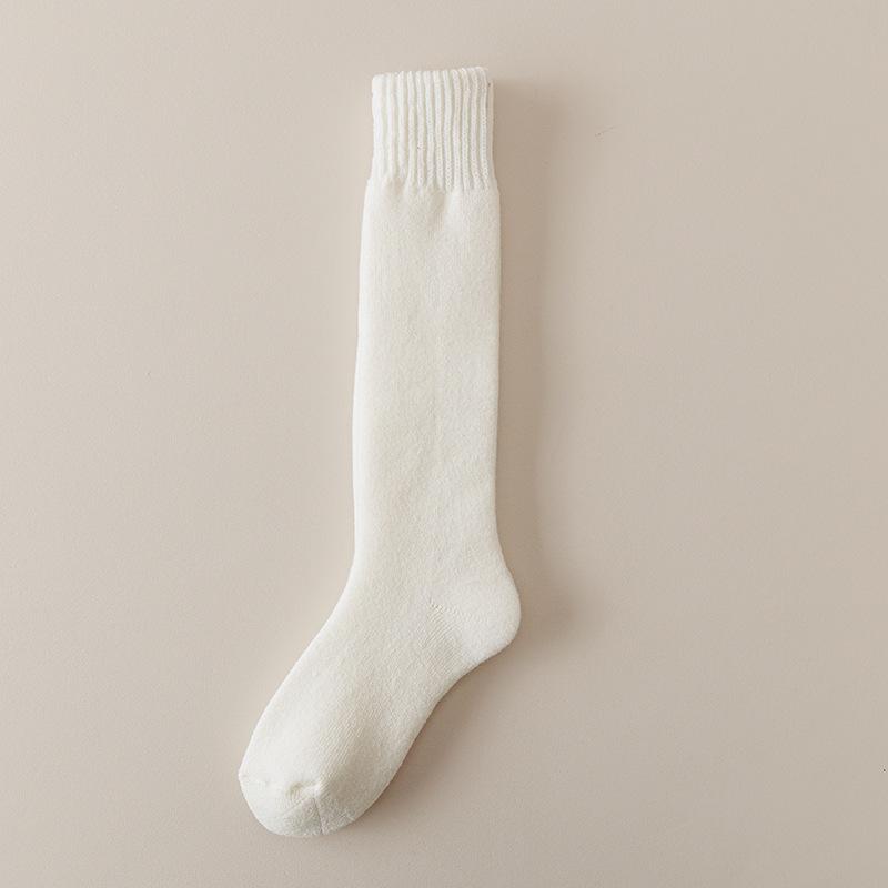 Women's Long-sleeved Wool Socks for Winter Warmth, Not Bulky, Anti-slip and Slimming. Winter Socks