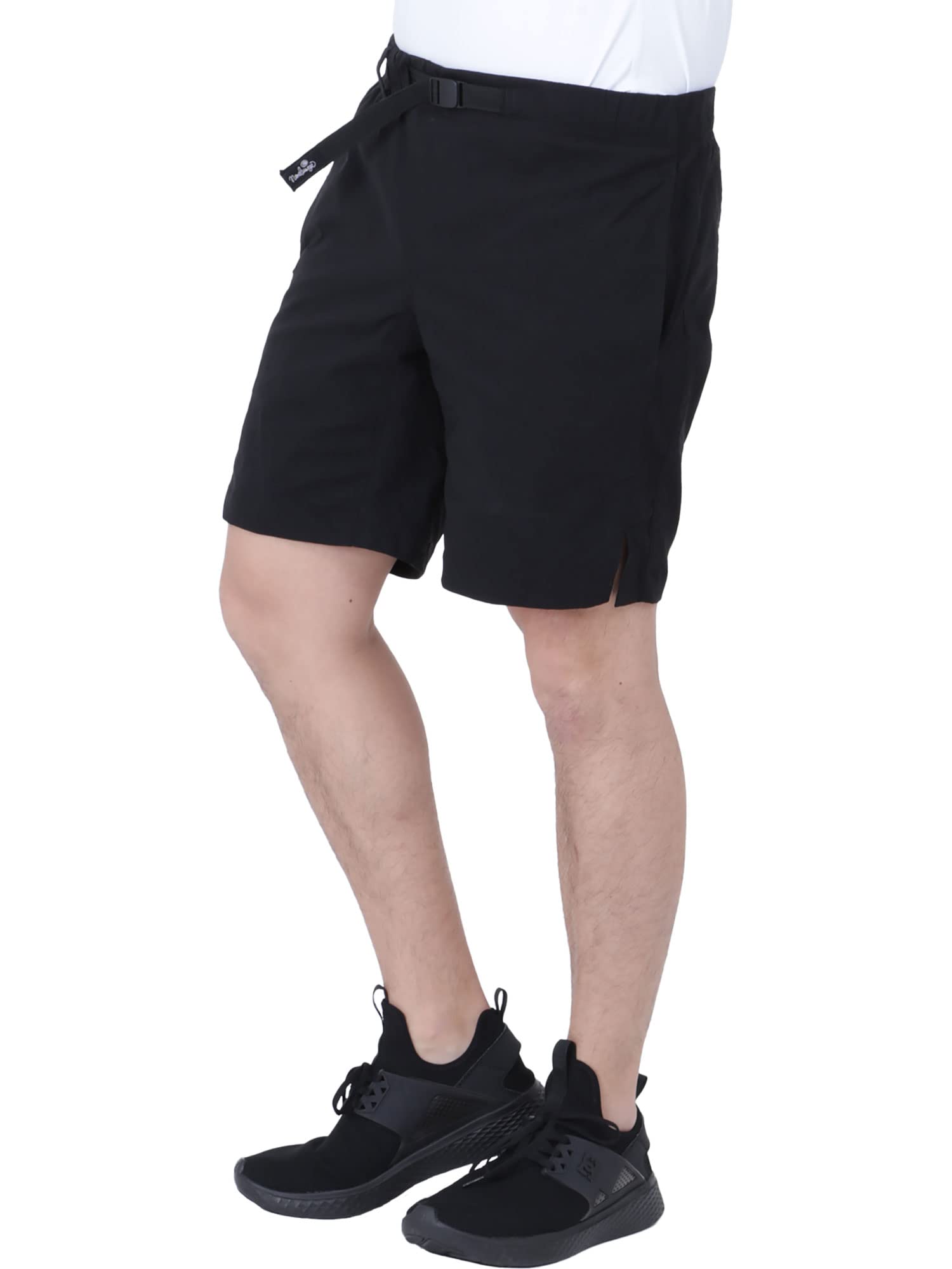 

Namelessage Outdoor Pants, Stretch Shorts, NAOP-40, Black, Size M, for Men and Women