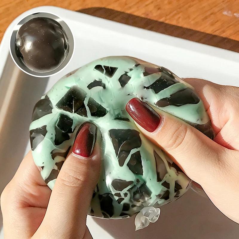 Nové křupavé čokoládové ASMR Ručně vyráběná kulička Úleva od stresu a úzkosti Pomalý odskok Squishy Mačkací Senzorický Fidget Dárky Pro Děti i Dospělé
