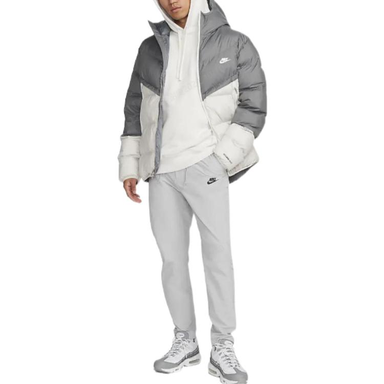 Nike Sweatshirts Men's White Hooded Moderate Regular DX1084-030