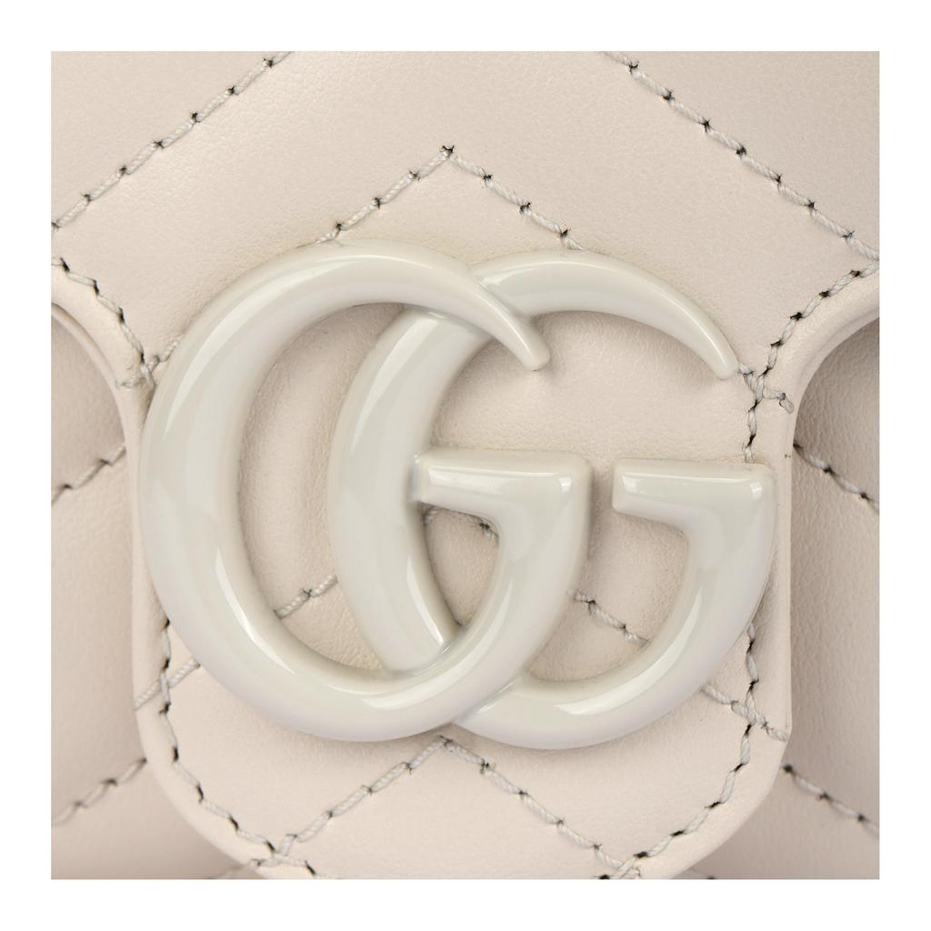 Gucci GG Marmont Belt Bag White Women Shoulder_bags 699757-UM8KV-9022