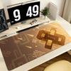 Genshin Impact Zhongli Pro ESports Xxl Gaming Mousepad Extra Large NonSlip Stitched Edge Keyboard Laptop Desk Mat For Pc Gamer