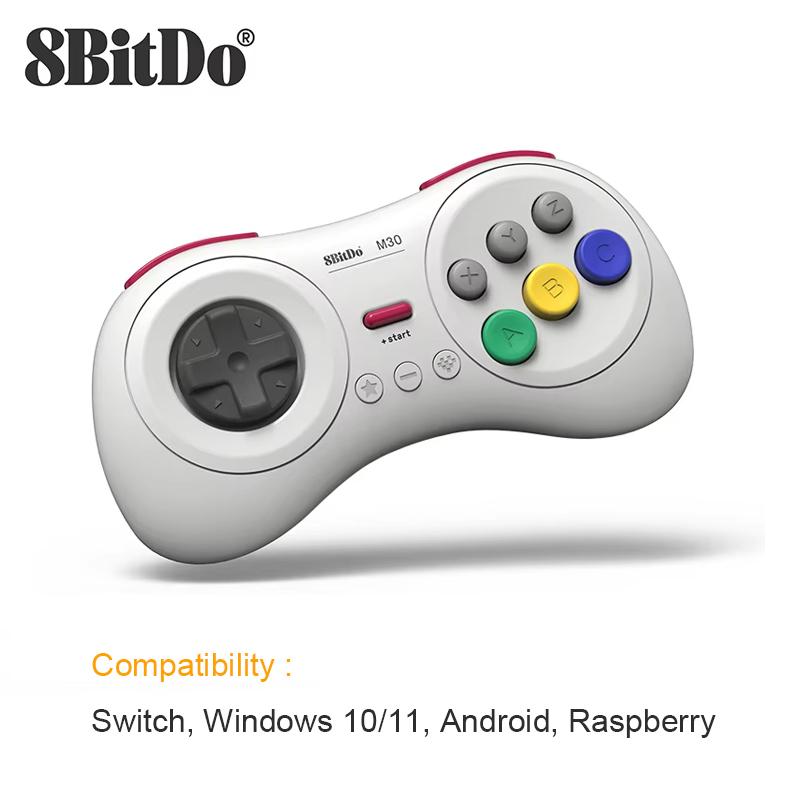 

M30 Bluetooth Gamepad Game Controller MD Style for Nintendo Switch PC macOS Android Raspberry Pi Game Accessories