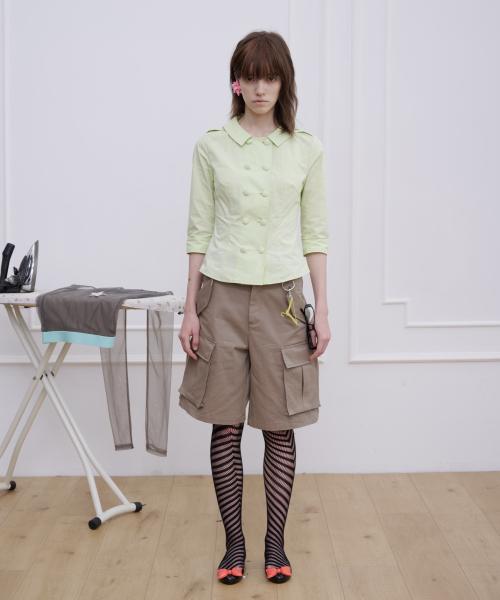 Soleubelum Skirted Cargo Shorts (Sand)