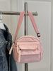Korean Harajuku Messenger Bags Corduroy Trendy Women's Small Shoulder Bag Teenager Girl Crossbody Bag Cute Tote Student Bolsa