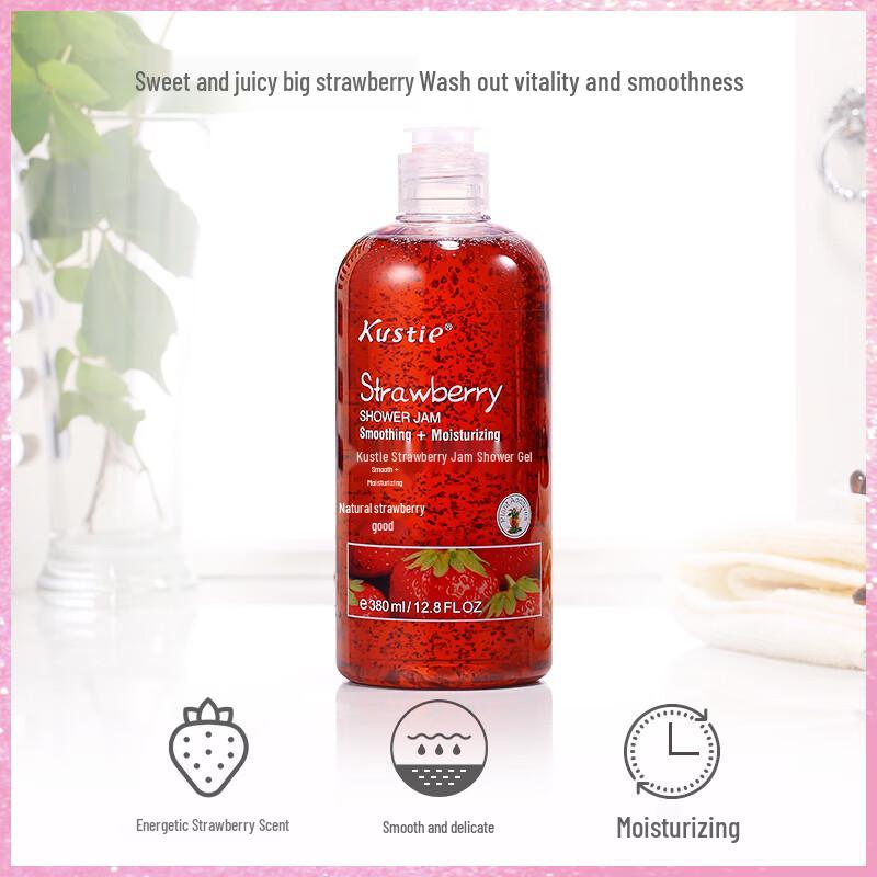 Kustie Strawberry Jam Shower Gel 3-Pack