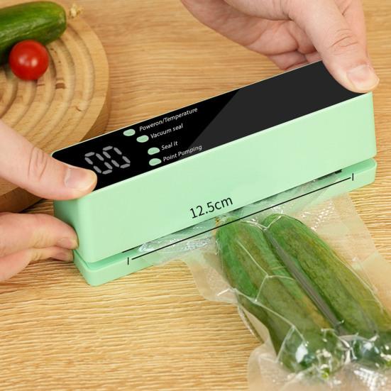 Sigilator Alimentar cu Vid Afișaj Digital 60kPa Aspirație Puternică Moduri Multiple