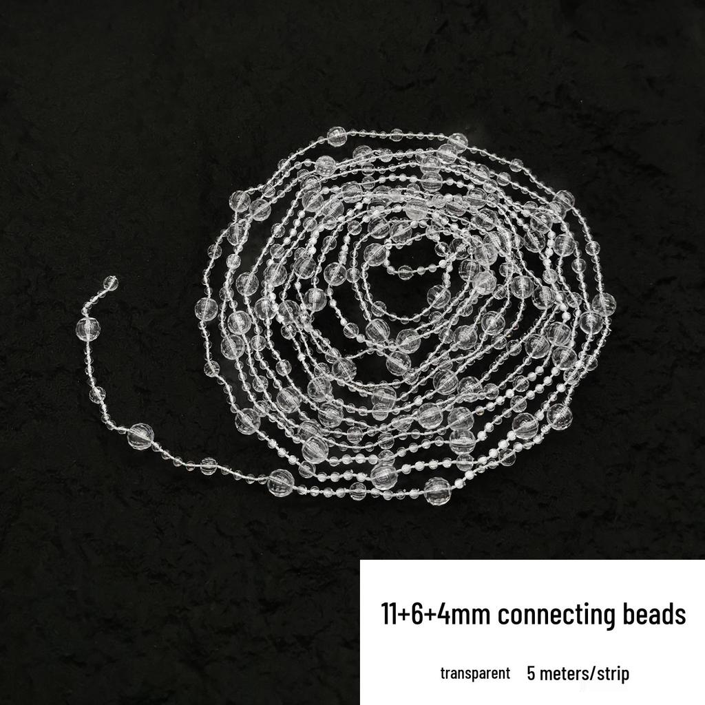 Double-Line Pearl Sunflower Snowflake Beads DIY Decoration