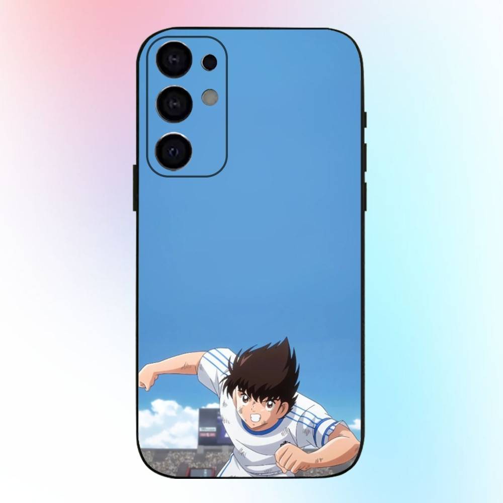 Anime C-captain T-tsubasa Phone Case For Samsung S25,S24,S21,S22,S23,S30,Ultra,S20,Plus,Fe,Lite,Note,10,9,5G Black Cover