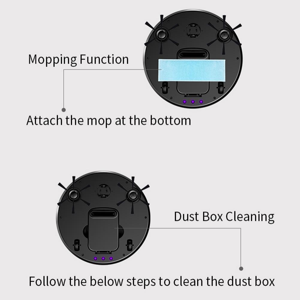 Cheap OB12 Intelligent Sweeping Machine Robot with Vacuum Cleaner Three