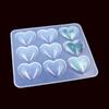 Love Heart Silicone Mold Jewelry Making Diy Tool Uv Epoxy Resin Molds Dried Flower Resin Decorative Crafts