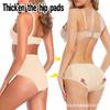 Padded Buttocks Shaping Knickers Faux Buttocks Lifters Flat Tummy Underwear Women's Briefs 3D Butt Enhancement Seamless Lift-Up Lightweight Style