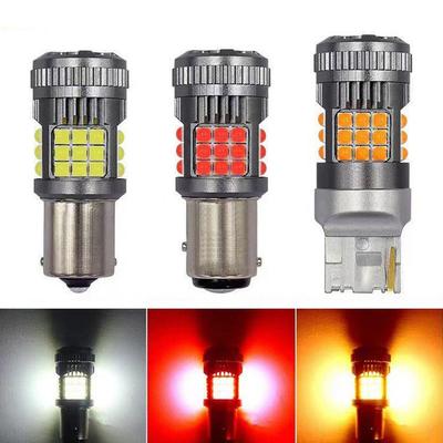 1156/1157/T20 Car LED Headlight Bulbs Brake Signal Lights Turn Lamp Running Light Bright 3030 36smd PY21W Anti Flicker