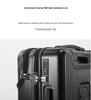 Women's 20-Inch Lightweight Carry-On Trolley with Cup Holder, Also Suitable for Men and Students
